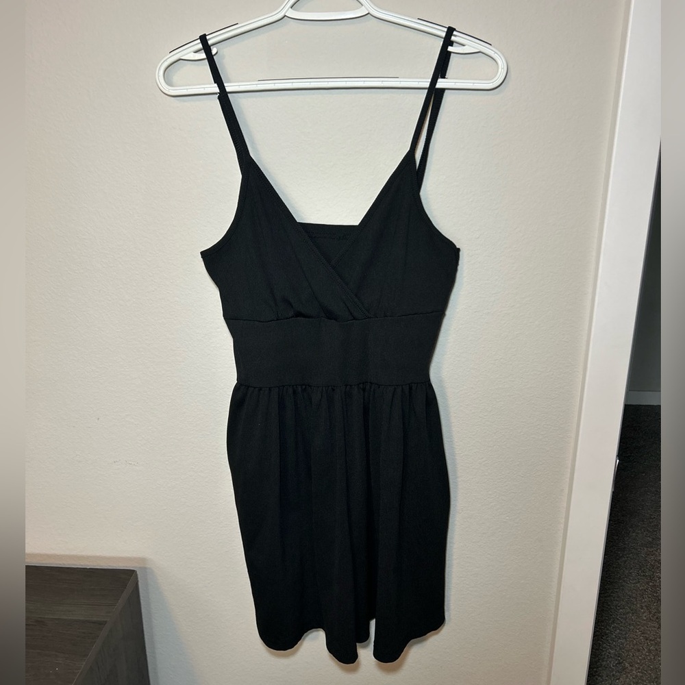 Cider Black Sleeveless Romper
